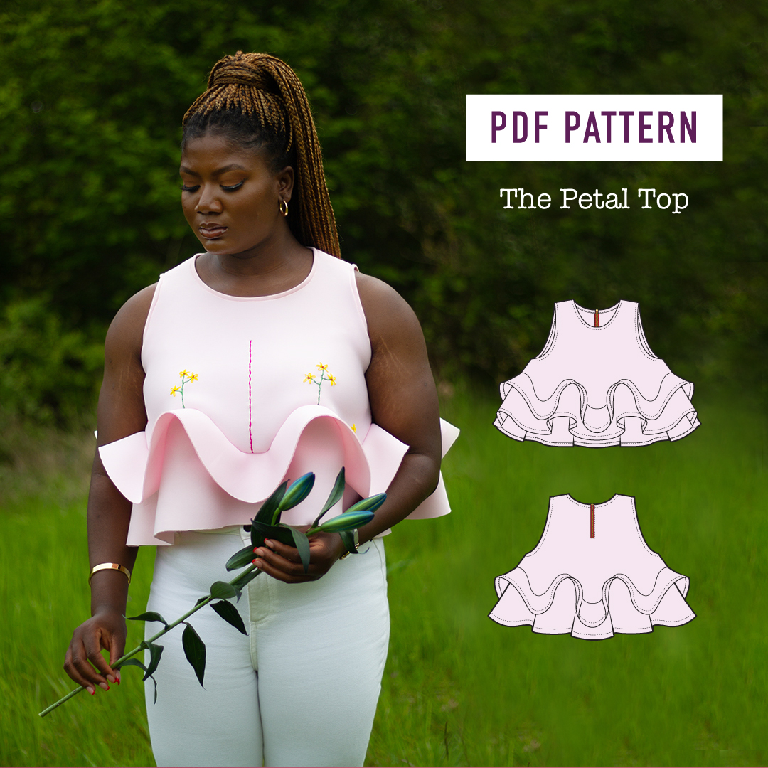 The Petal Top | Sewing Pattern - Tammy Silver